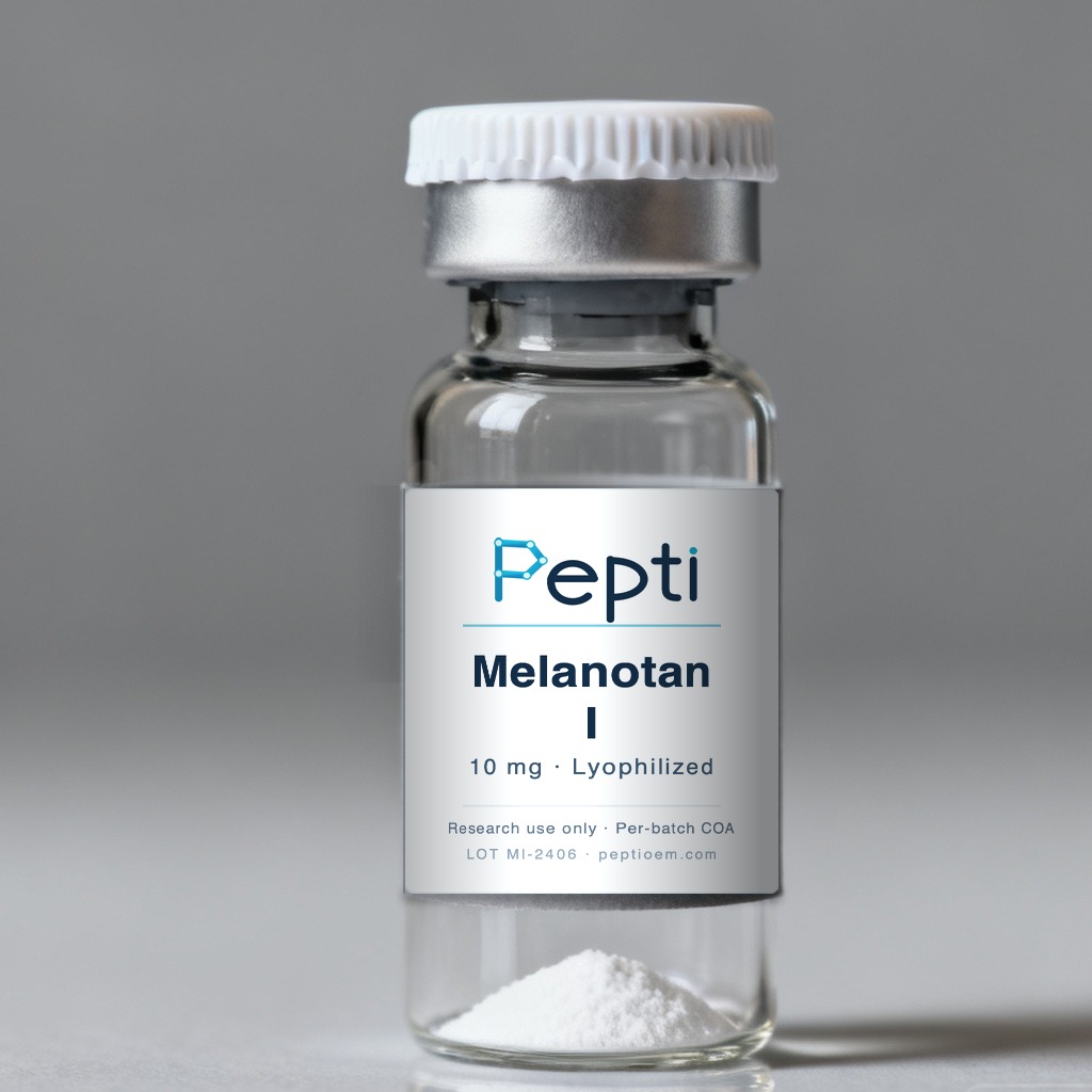 Melanotan I lyophilized vial