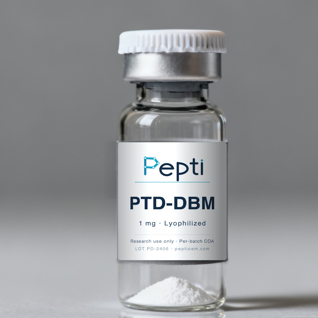 PTD-DBM lyophilized vial